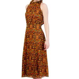 Julia Jordan Mock Neck Sleeveless Midi Dress, Size 6